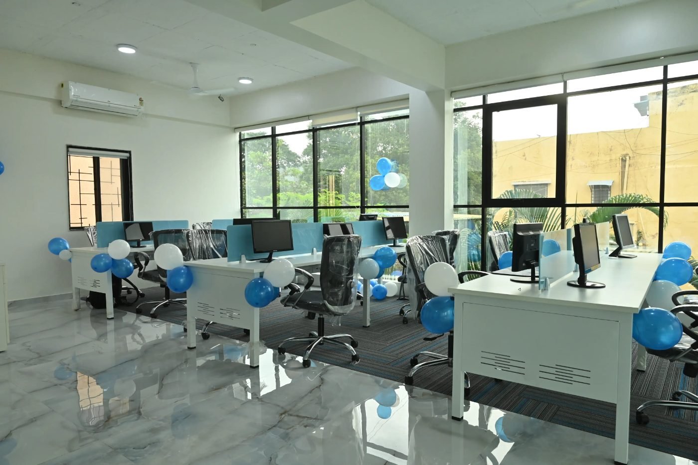 Open desks